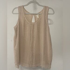 Mercer & Madison Beaded Sleeveless Top